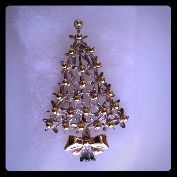 ๐๐ Precious, Vintage Christmas tree brooch - Picture 5 of 7